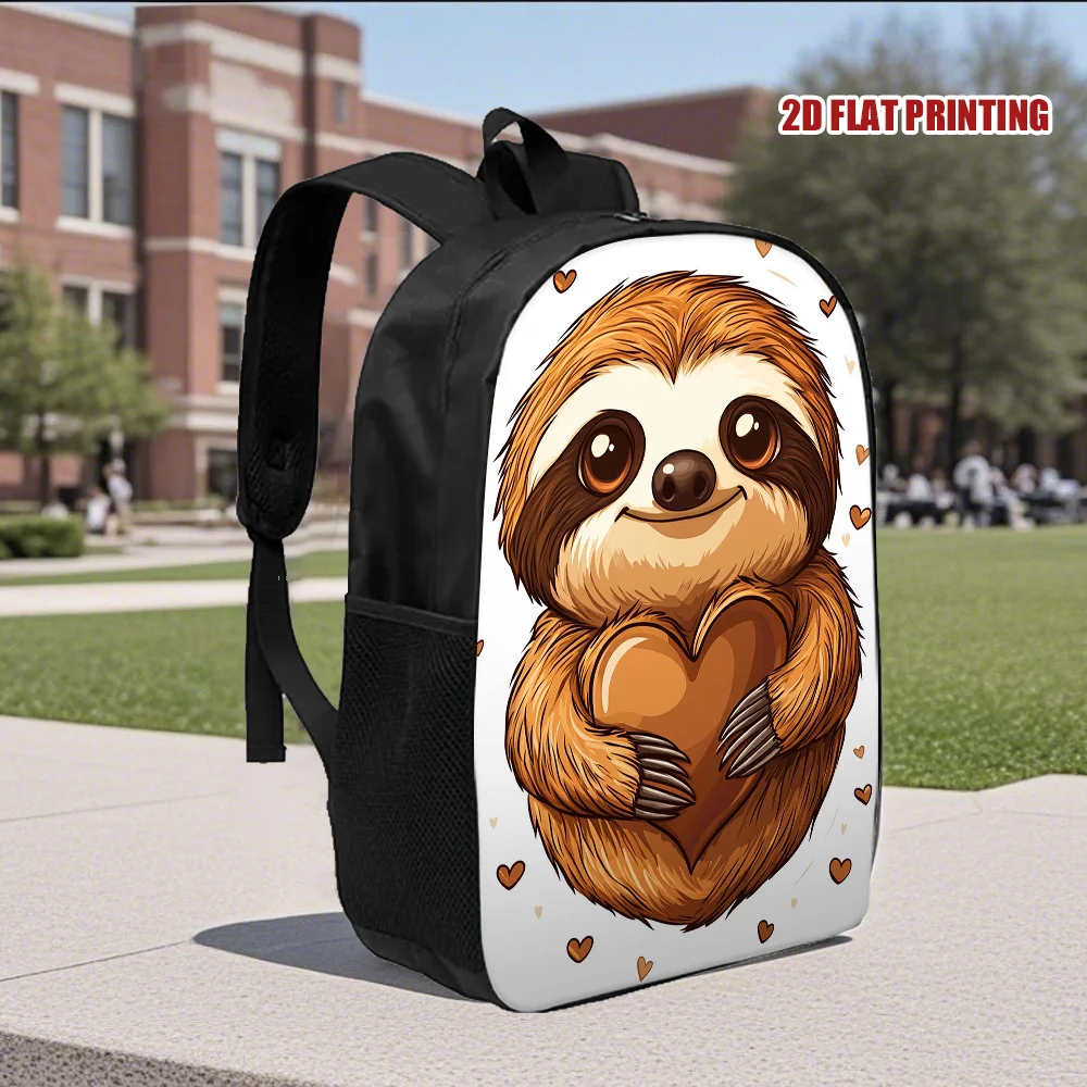 1 Valentine's Day Sloth Bear Love Backpack | Lightweight and durable, very suitable for carrying books, laptops, zipper seals
1 Valentine's Day Sloth Bear Love Backpack | Lightweight and durable, very suitable for carrying books, laptops, zipper seals