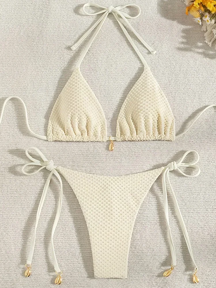 Sexy Solid Laced Up Bikini 2 Piece Set Women Split Swimsuit High Waist Beach Style Bikini 2025 New Summer Swimwear Bikinis Set
Sexy Solid Laced Up Bikini 2 Piece Set Women Split Swimsuit High Waist Beach Style Bikini 2025 New Summer Swimwear Bikinis Set