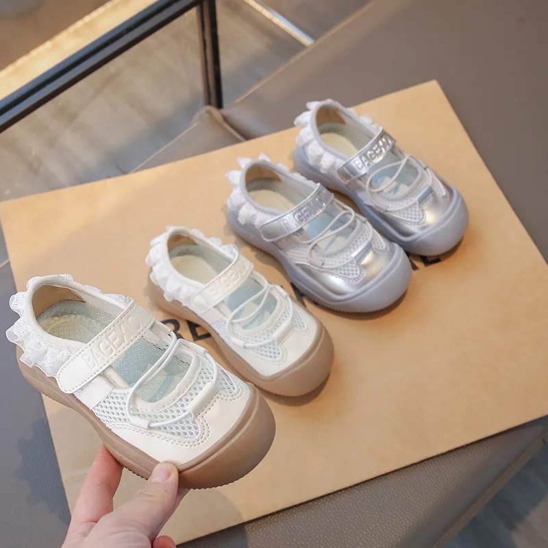 Girls Ballet Style Sandals Summer New Kids Casual Athletic Mesh Shoes Soft Sole Princess Shoes Children Breathable Lightweight
Girls Ballet Style Sandals Summer New Kids Casual Athletic Mesh Shoes Soft Sole Princess Shoes Children Breathable Lightweight
