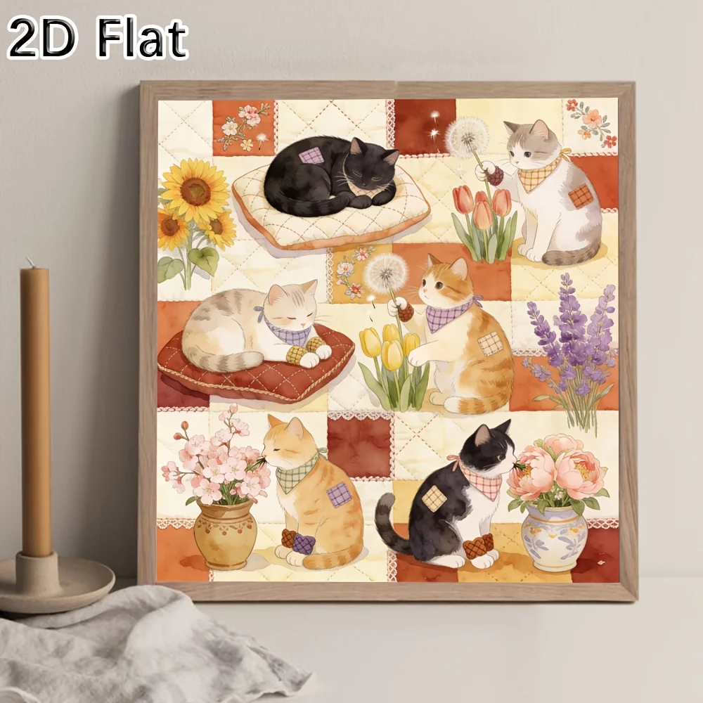 Cute Flower Cat Jigsaw Puzzle 500/1024 PCS Holiday Stress Relieving Fun Games Home Decor Holiday Gifts
Cute Flower Cat Jigsaw Puzzle 500/1024 PCS Holiday Stress Relieving Fun Games Home Decor Holiday Gifts
