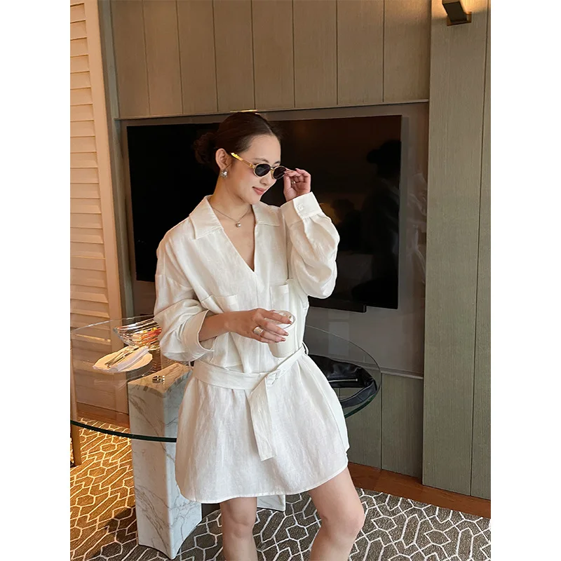 Spring 2026 Loose Fit Long Sleeve Deep V-Neck Shirt Lacey Style Women's Casual Fashion P5263 Elegant Simple Design
Spring 2026 Loose Fit Long Sleeve Deep V-Neck Shirt Lacey Style Women's Casual Fashion P5263 Elegant Simple Design