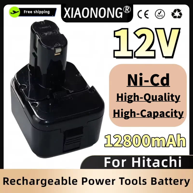 Сменный Ni-CD аккумулятор для электроинструмента 12 В 12800 мАч для Hitachi EB1212S EB 1212S EB 1214L EB 1214S EB 1220BL EB 1220HL
Сменный Ni-CD аккумулятор для электроинструмента 12 В 12800 мАч для Hitachi EB1212S EB 1212S EB 1214L EB 1214S EB 1220BL EB 1220HL