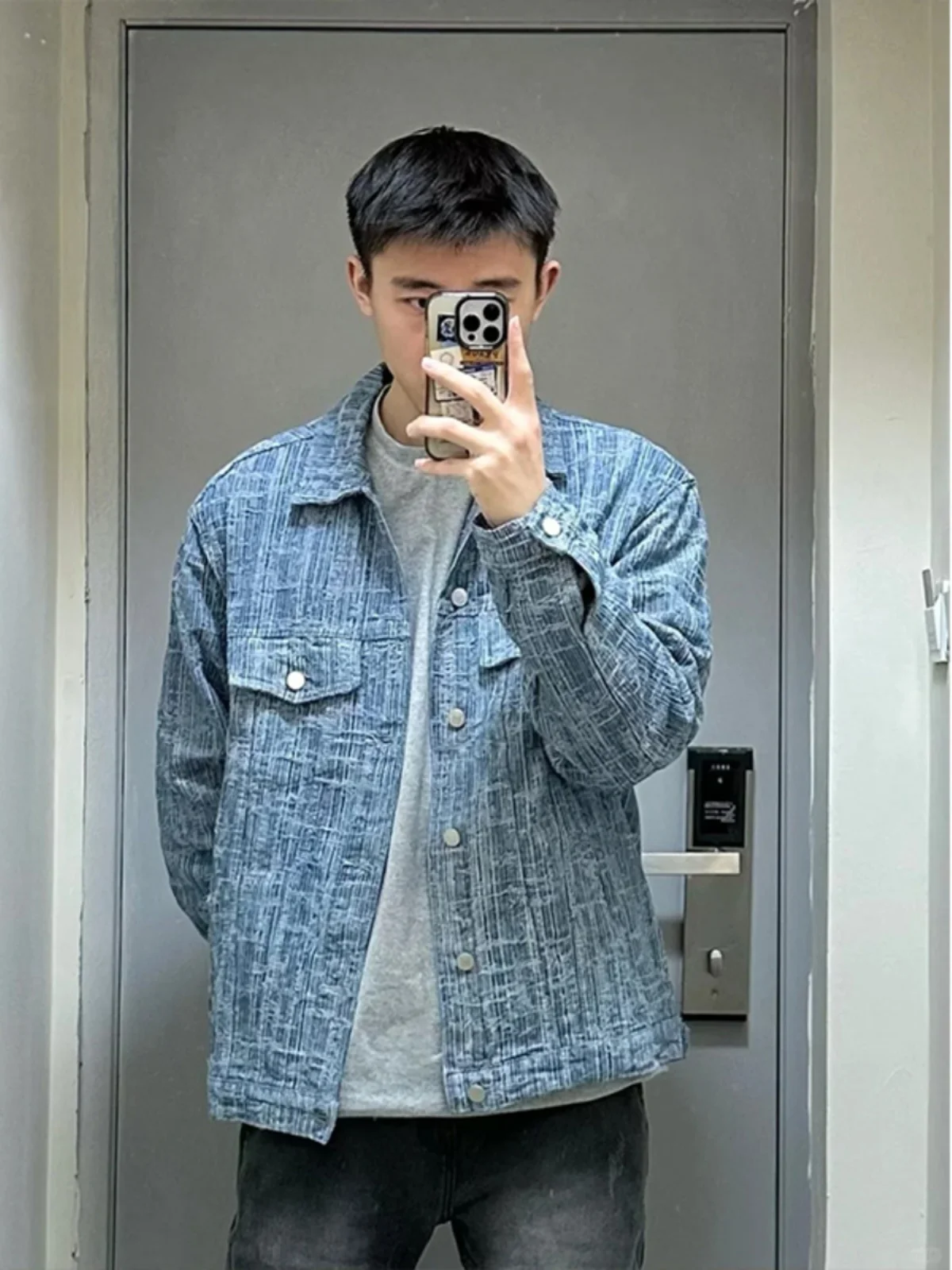 American Sle Men's Outerwear Spring Autumn Large Size Trendy Brand High End Sensation Denim Jaet Polyester Fiber Casual W...
American Sle Men's Outerwear Spring Autumn Large Size Trendy Brand High End Sensation Denim Jaet Polyester Fiber Casual W...