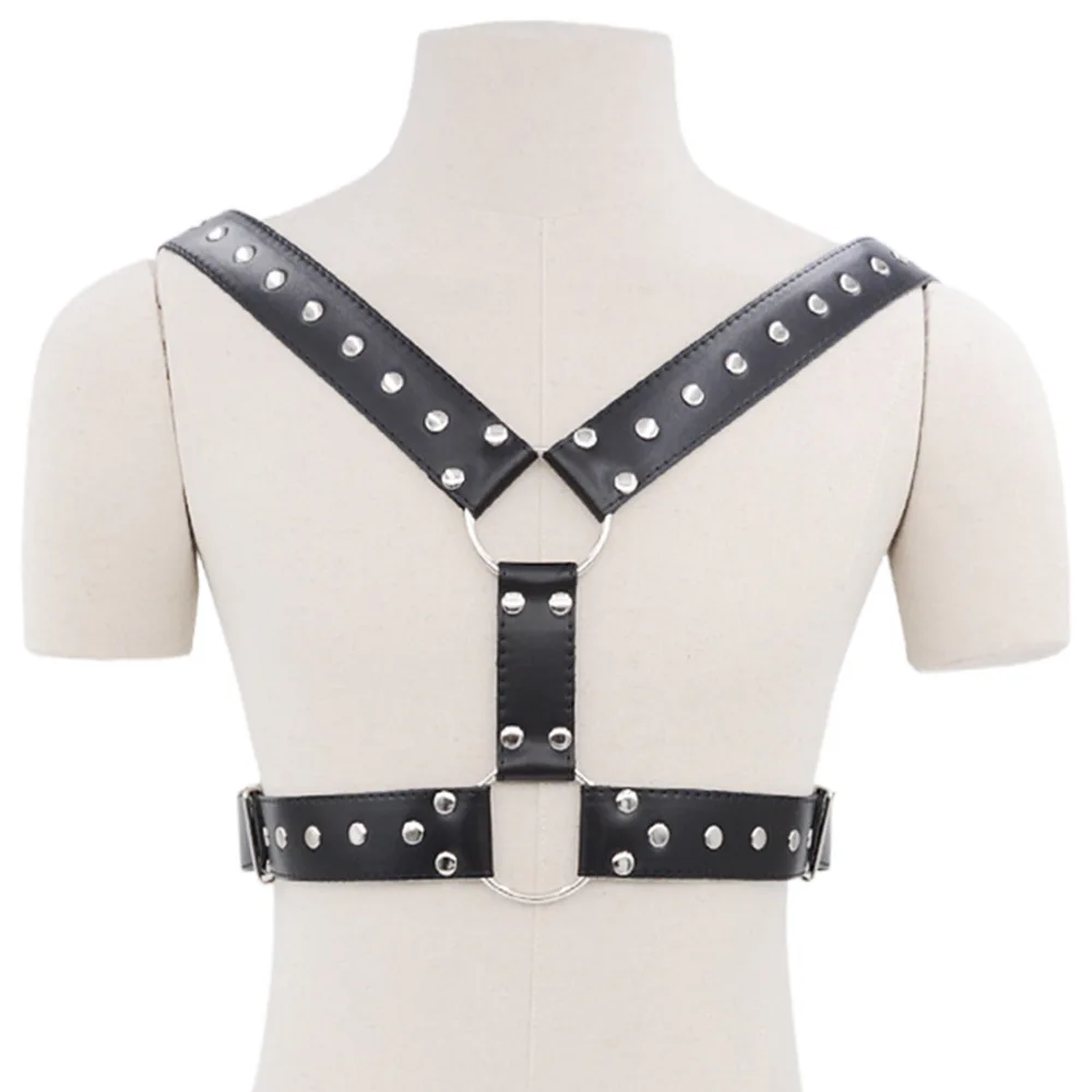 Leather armor cosplay costumes punk style erotic costumes stage performances toys bondage costumes Halloween male props
Leather armor cosplay costumes punk style erotic costumes stage performances toys bondage costumes Halloween male props