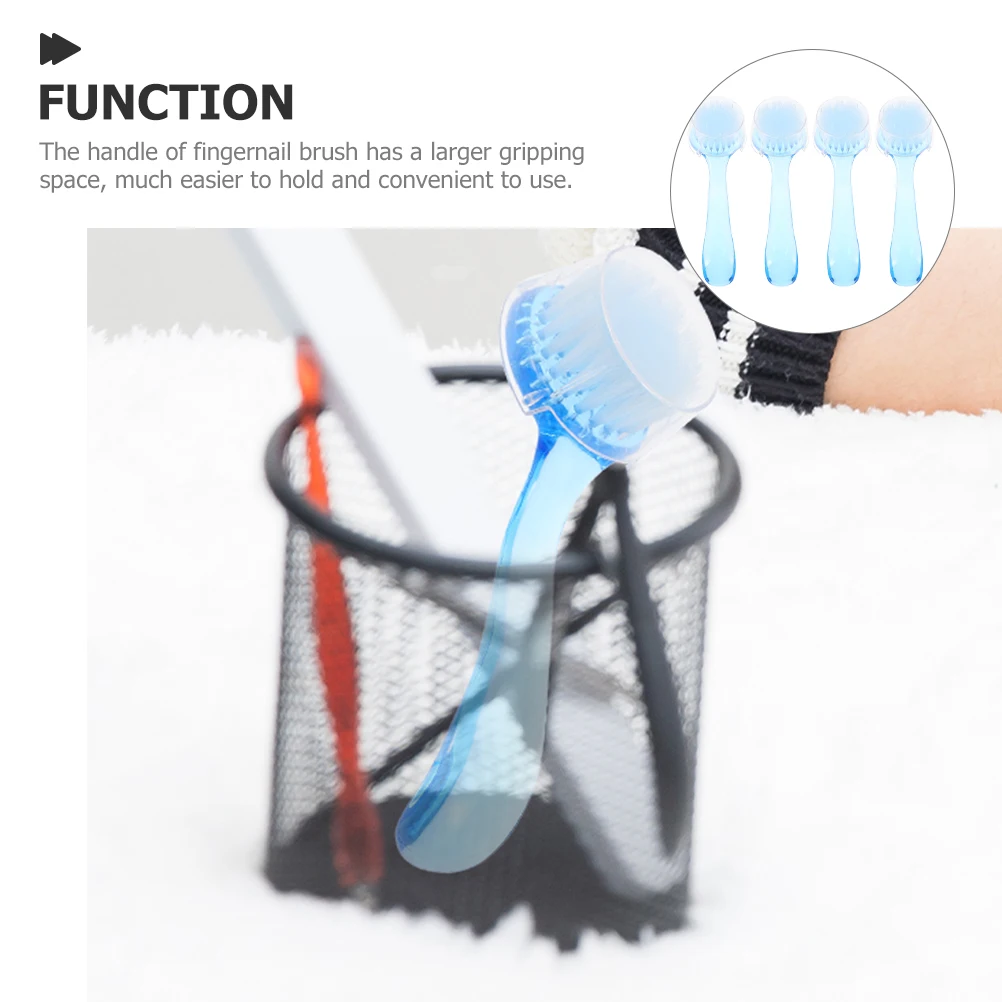 4pcs Round Head Nail Brushes Stiff Plastic Handle Face Cleansing Manicure Supplies Fingernail Cleaning Tools Travel Size
4pcs Round Head Nail Brushes Stiff Plastic Handle Face Cleansing Manicure Supplies Fingernail Cleaning Tools Travel Size