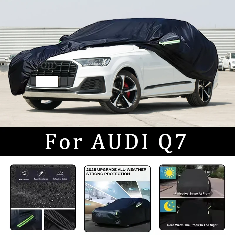 For AUDI Q7 Car Covers Outdoor Waterproof Dustproof Sun Rain Snow Protection Thick Oxford Cloth Full Car Accessories
For AUDI Q7 Car Covers Outdoor Waterproof Dustproof Sun Rain Snow Protection Thick Oxford Cloth Full Car Accessories