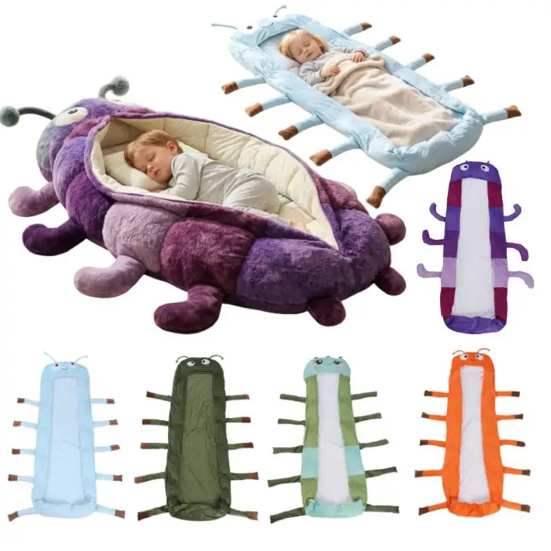 Children's Caterpillar Sleeping Bag with Pillow for Birthday Gift Kids Comfy Plush Warm Sleepy Sack Animal Boys Girls Sleepsack
Children's Caterpillar Sleeping Bag with Pillow for Birthday Gift Kids Comfy Plush Warm Sleepy Sack Animal Boys Girls Sleepsack