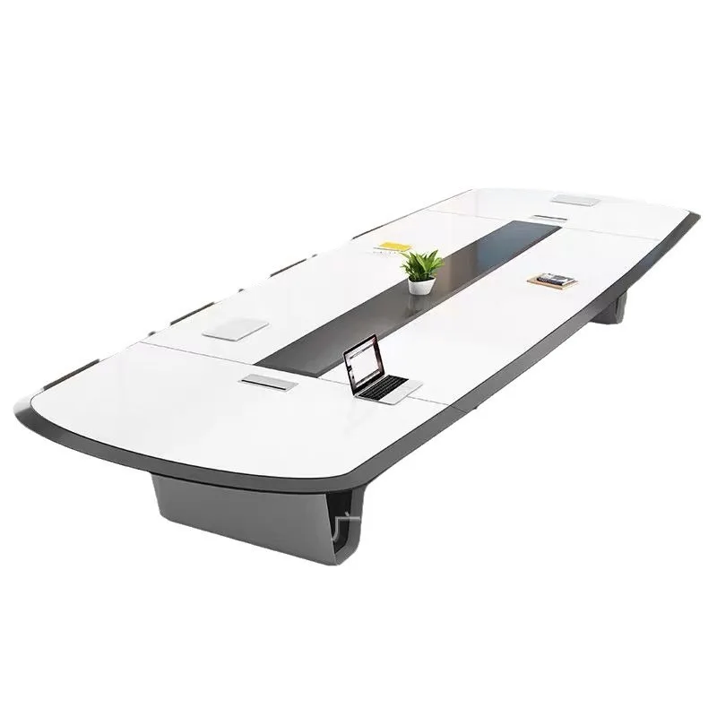 large conference table negotiation light luxury paint simple modern conference room and chair combination furniture
large conference table negotiation light luxury paint simple modern conference room and chair combination furniture