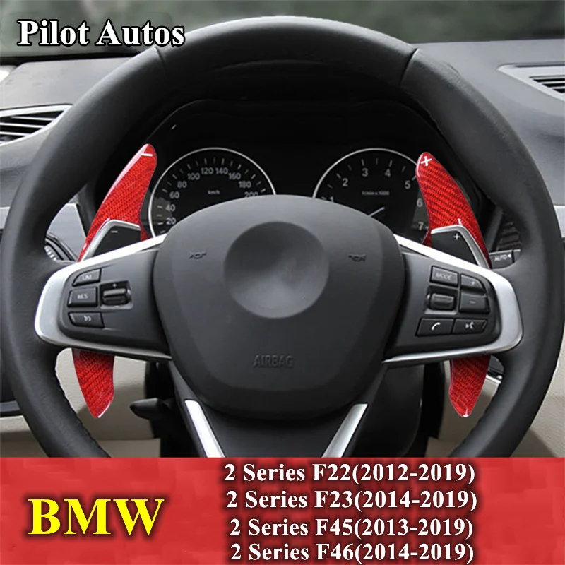 For BMW 2 Series F22 F23 F45 F46 Car Steering Wheel Shift Paddle Extended Shifter Genuine Carbon Fiber Trim Cover
For BMW 2 Series F22 F23 F45 F46 Car Steering Wheel Shift Paddle Extended Shifter Genuine Carbon Fiber Trim Cover