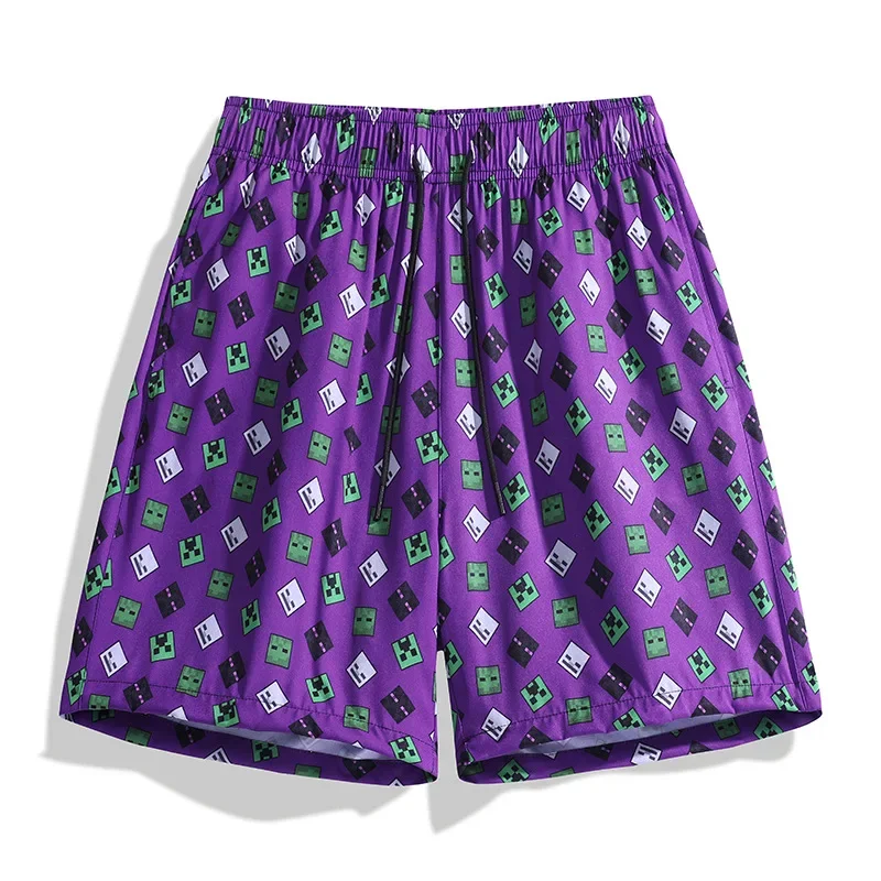 Printed sweatpants men's and women's same loose casual pants ice silk quick-drying pants beach five-point pants D013
Printed sweatpants men's and women's same loose casual pants ice silk quick-drying pants beach five-point pants D013