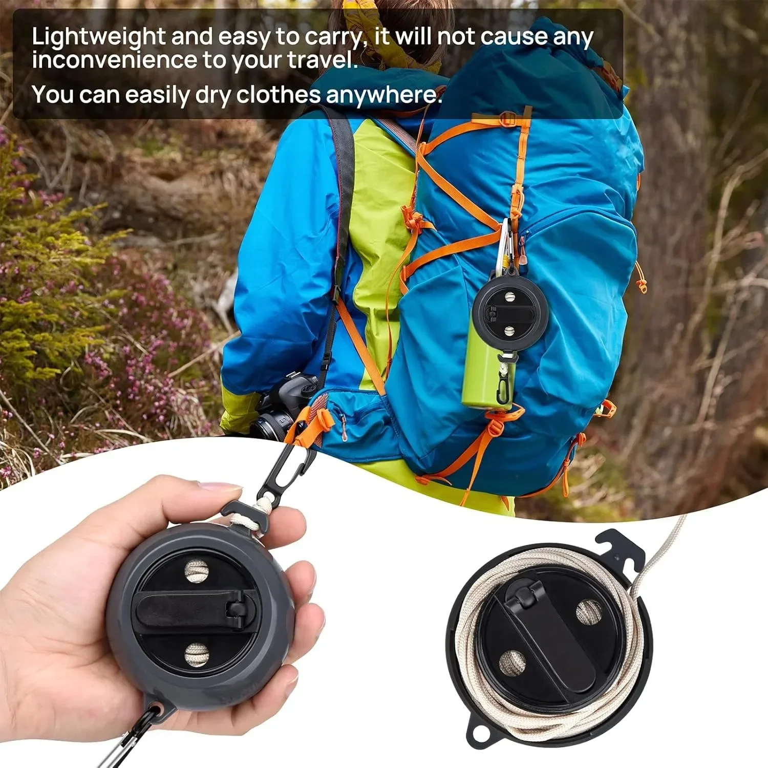 Portable Travel Clothesline Cord Outdoor Travel Portable Clothes Line outdoor Retractable Suitable Camping Multitool
Portable Travel Clothesline Cord Outdoor Travel Portable Clothes Line outdoor Retractable Suitable Camping Multitool
