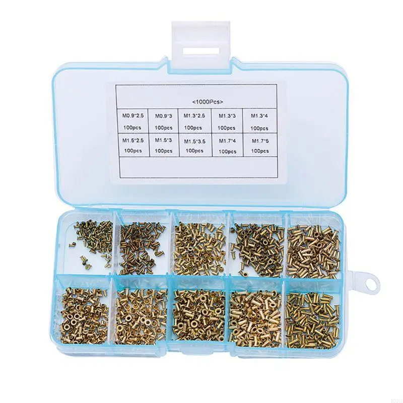 KXRA M0.9 M1.3 M1.5 M1.7 Brass Plated Metal PCB Circuit Board Nails(Pack of 1000)
KXRA M0.9 M1.3 M1.5 M1.7 Brass Plated Metal PCB Circuit Board Nails(Pack of 1000)