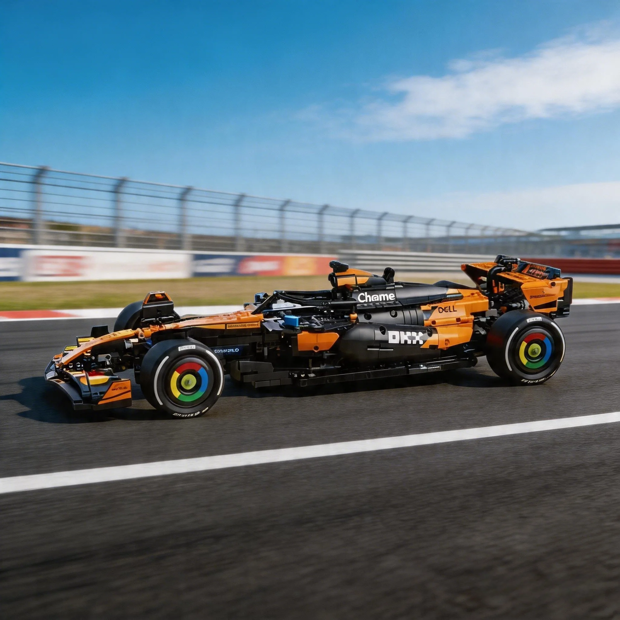 Новый оранжевый спортивный автомобиль MCL39, конструктор из строительных блоков, модель для самостоятельной сборки, набор игрушек, подарки для мужчин и женщин, праздничные подарки.
Новый оранжевый спортивный автомобиль MCL39, конструктор из строительных блоков, модель для самостоятельной сборки, набор игрушек, подарки для мужчин и женщин, праздничные подарки.