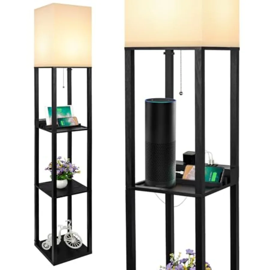 Многофункциональный напольный светильник 3-в-1 с 1 розеткой стандарта США и 1 розеткой переменного тока, 3-ярусная светодиодная лампа для спальни, комбинация светильника и стеллажа, напольный светильник
Многофункциональный напольный светильник 3-в-1 с 1 розеткой стандарта США и 1 розеткой переменного тока, 3-ярусная светодиодная лампа для спальни, комбинация светильника и стеллажа, напольный светильник