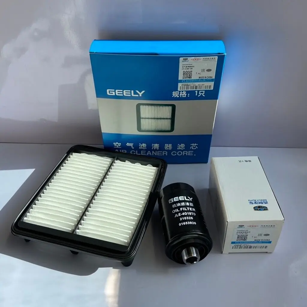 3PCS/SET Filter Set for 2015 2016 2017 2018 Geely GC9 Emgrand GT 1.8T/2.4L Air Filter&Oil Filter&Cabin Filter
3PCS/SET Filter Set for 2015 2016 2017 2018 Geely GC9 Emgrand GT 1.8T/2.4L Air Filter&Oil Filter&Cabin Filter