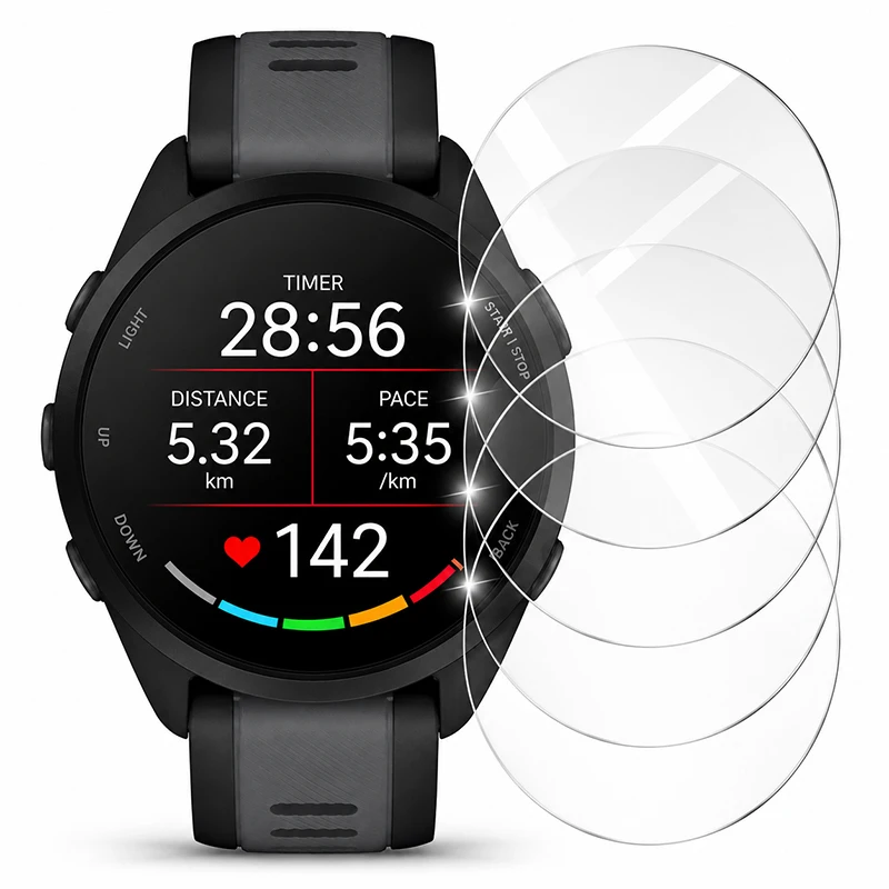 5Pcs Tempered Glass Compatible For Garmin Forerunner 55 235 245 245M 255 255S 645 935 945 955 Smart Watch Screen Protector Film
5Pcs Tempered Glass Compatible For Garmin Forerunner 55 235 245 245M 255 255S 645 935 945 955 Smart Watch Screen Protector Film