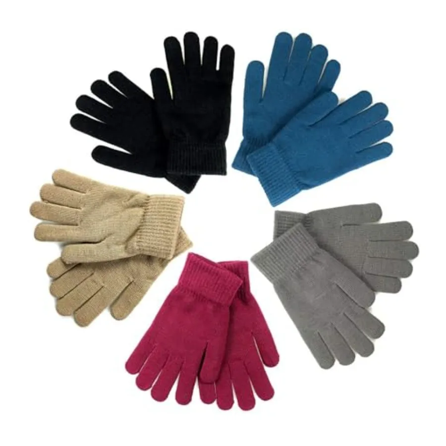 5 Pairs Winter Magic Gloves Stretchy Warm Knit Gloves Contains 5 Colors for Men or Women
5 Pairs Winter Magic Gloves Stretchy Warm Knit Gloves Contains 5 Colors for Men or Women