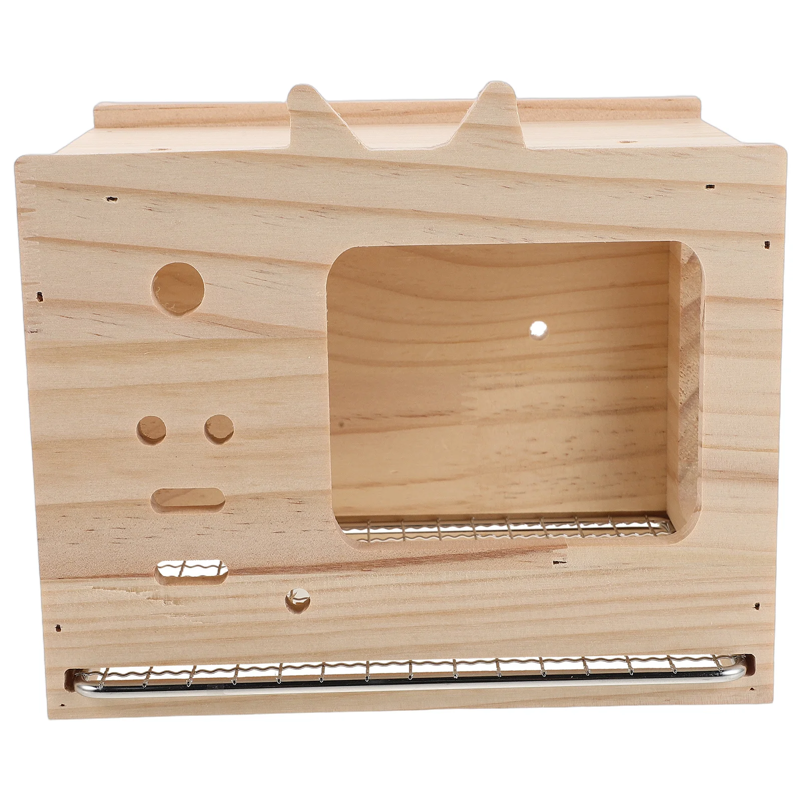 Parakeet Breeding Nest Box Wooden Bird Nesting House For Cage Small Parrot Mating Shelter With Ventilation Pull-Out Bottom
Parakeet Breeding Nest Box Wooden Bird Nesting House For Cage Small Parrot Mating Shelter With Ventilation Pull-Out Bottom