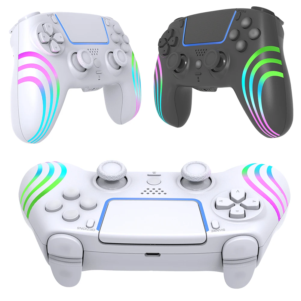 Wireless Gaming Controller for PS 5/PS 5 Slim/PS 5 Pro BT 4.0 Controller Gamepad with 3.5mm Jack and Touchpad Programming Button
Wireless Gaming Controller for PS 5/PS 5 Slim/PS 5 Pro BT 4.0 Controller Gamepad with 3.5mm Jack and Touchpad Programming Button