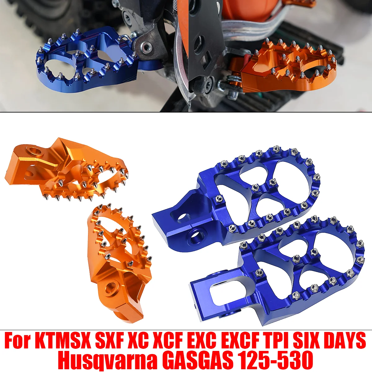 high quality Offroad Motorcycle Foot Pegs Footrest Rests Pedals For KTM 65 85 125 250 300 350 450 990 Adventure EXC SX XC XCFW
high quality Offroad Motorcycle Foot Pegs Footrest Rests Pedals For KTM 65 85 125 250 300 350 450 990 Adventure EXC SX XC XCFW