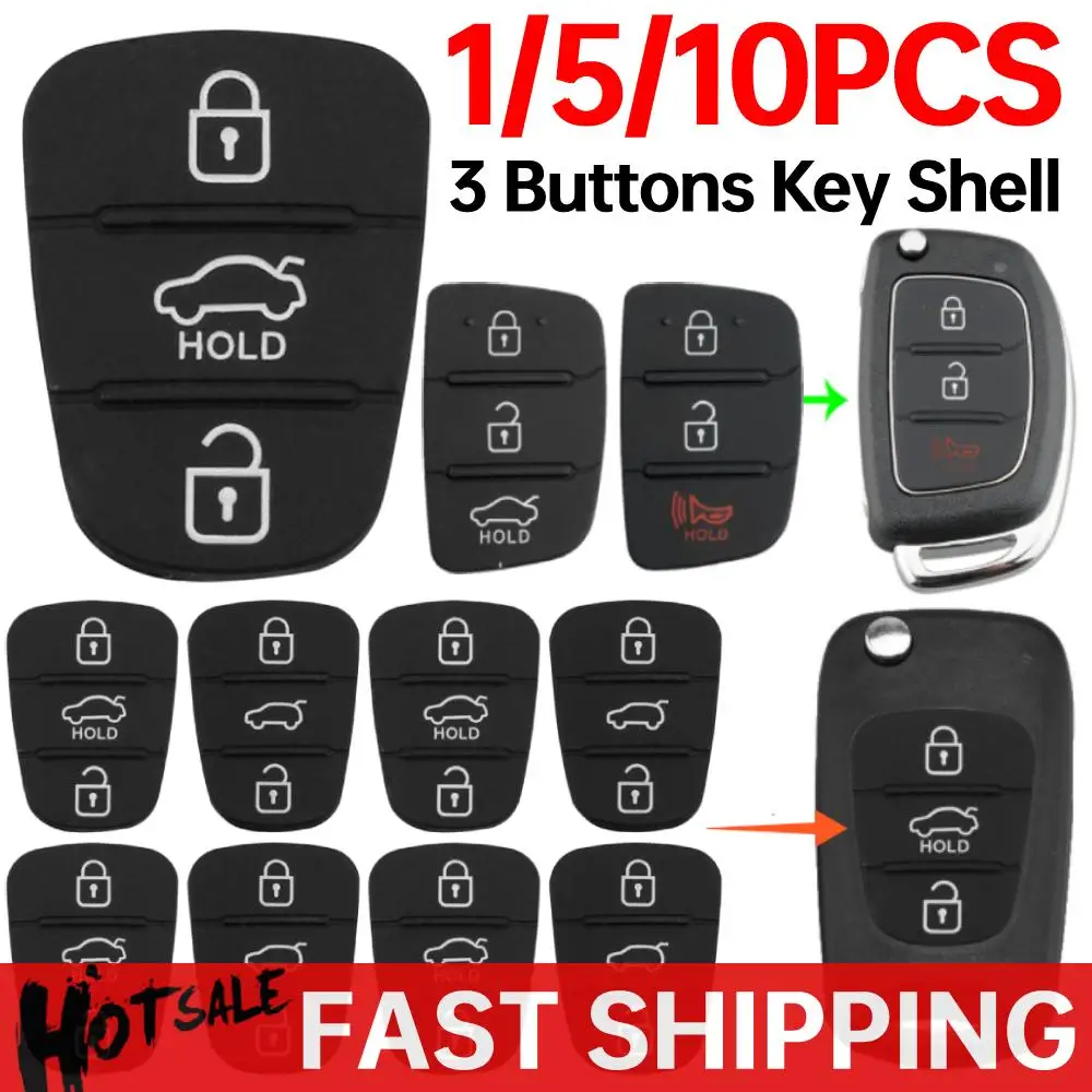 1/5/10PCS Replacement 3 Button Rubber Pad for i30/i35/iX20 Solaris Verna Flip Remote Car Key Shell Case Cover
1/5/10PCS Replacement 3 Button Rubber Pad for i30/i35/iX20 Solaris Verna Flip Remote Car Key Shell Case Cover