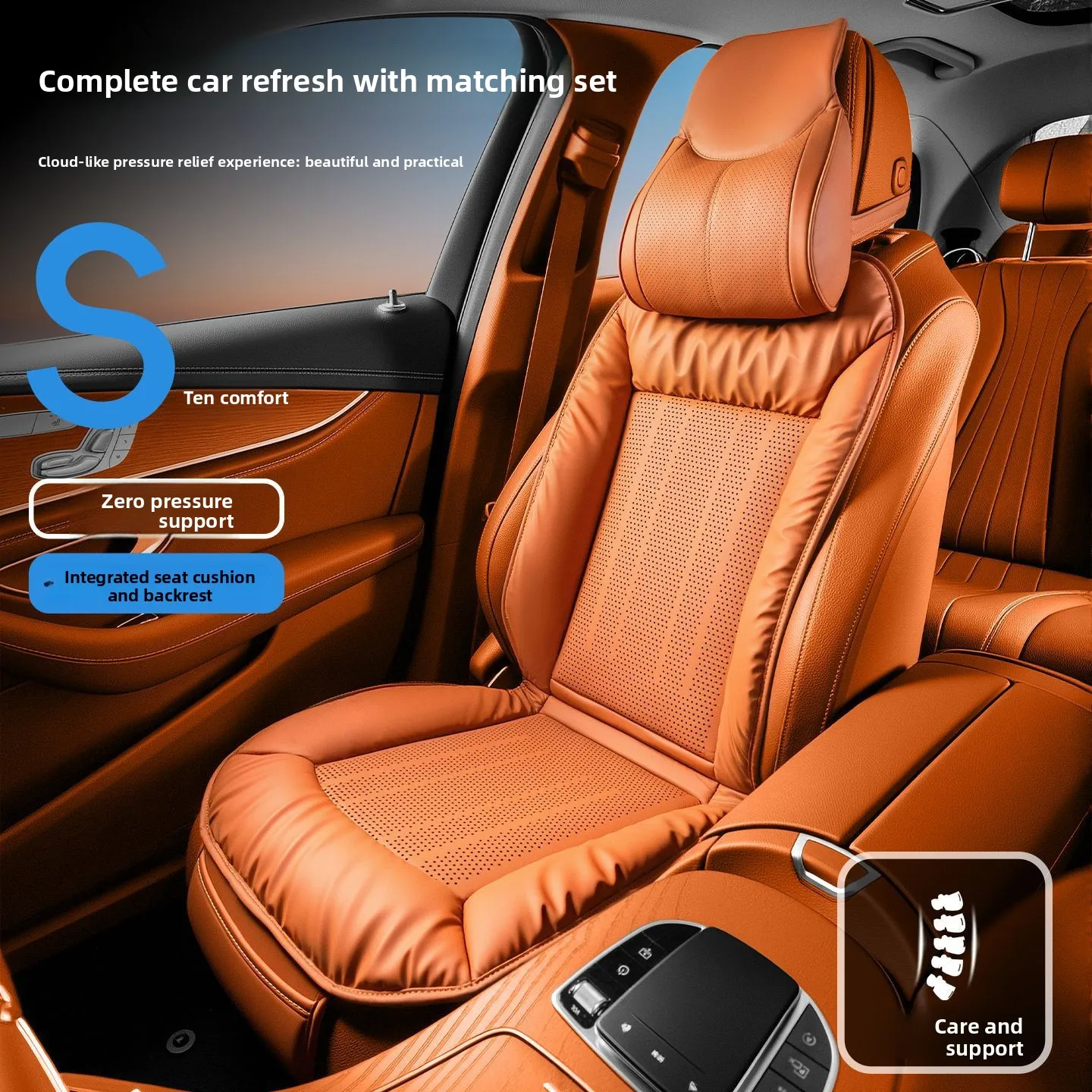 Universal Nappa Leather Car Seat Cover Four Season Auto Breathable Perforated Cushions Seat Covers Car Seats Cover with Pillow
Universal Nappa Leather Car Seat Cover Four Season Auto Breathable Perforated Cushions Seat Covers Car Seats Cover with Pillow