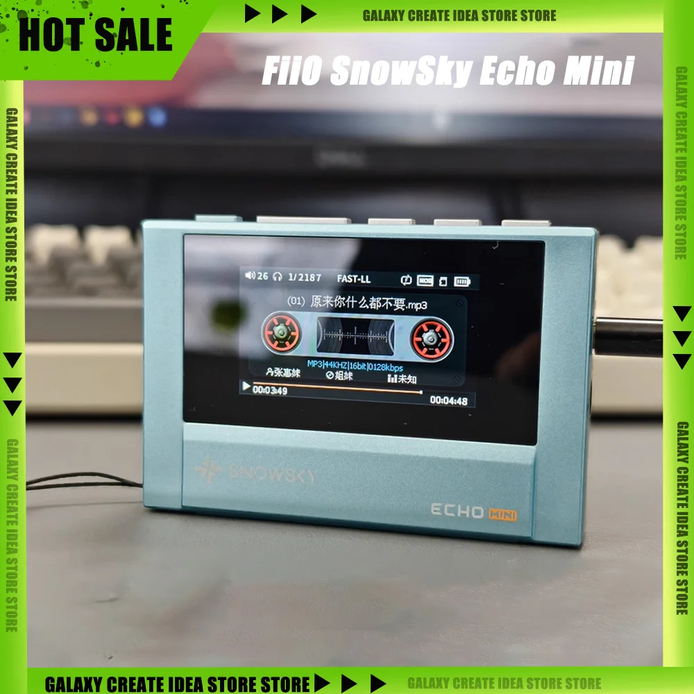 Музыкальный плеер FiiO SnowSky Echo Mini Pure MP3, 15 часов воспроизведения, Hi-Fi MP3, Bluetooth, выход для наушников 3,5 мм/4,4 мм, для музыки и подарков
Музыкальный плеер FiiO SnowSky Echo Mini Pure MP3, 15 часов воспроизведения, Hi-Fi MP3, Bluetooth, выход для наушников 3,5 мм/4,4 мм, для музыки и подарков