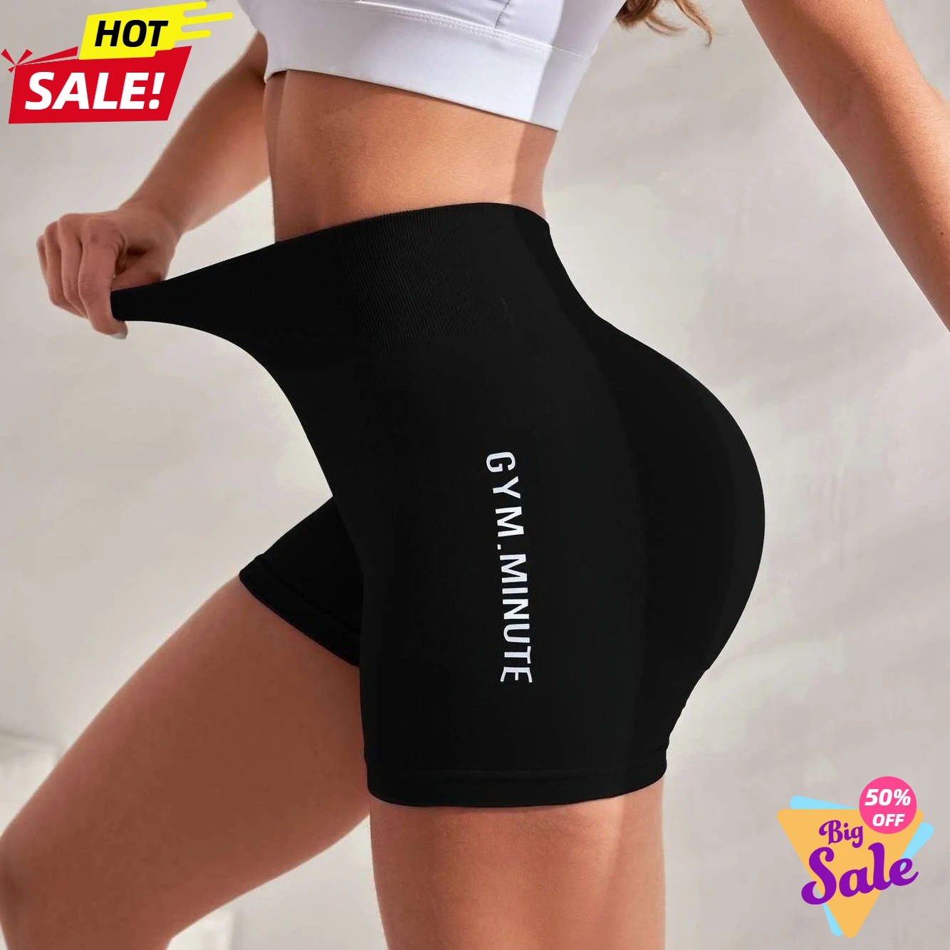 Athleisure Women's Letter-printed Quick-drying Shorts 4-way Stretch Tight Seamless High-waisted Yoga Pants Biker Shorts
Athleisure Women's Letter-printed Quick-drying Shorts 4-way Stretch Tight Seamless High-waisted Yoga Pants Biker Shorts