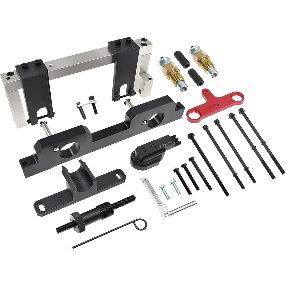 23pcs Camshaft Alignment Timing Tool Kit for BMW N20 N26 Engine with Flywheel Holder Tool Balance Shaft Fuel Injector Remover
23pcs Camshaft Alignment Timing Tool Kit for BMW N20 N26 Engine with Flywheel Holder Tool Balance Shaft Fuel Injector Remover