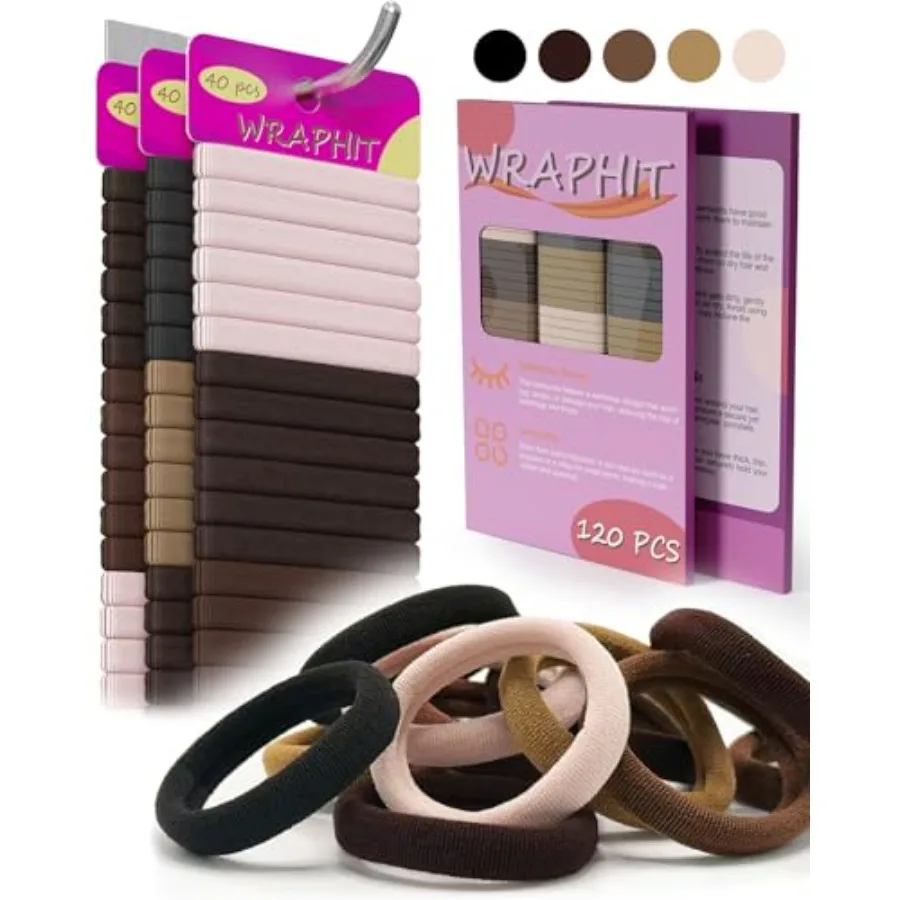 120pc Hair Ties No Damage Snag Free for Thick Hair soft, ouchless, seamless, thick, strong hold, no-slip grip, elastics ponytai
120pc Hair Ties No Damage Snag Free for Thick Hair soft, ouchless, seamless, thick, strong hold, no-slip grip, elastics ponytai
