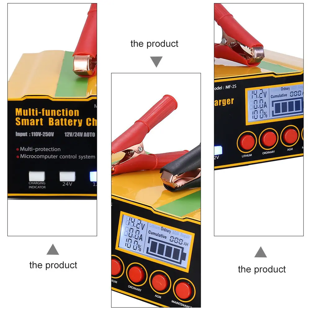12V 24V Automatic Car Battery Charger Charging Energy Saving Cooling Fan Pure Copper Power Protection For
12V 24V Automatic Car Battery Charger Charging Energy Saving Cooling Fan Pure Copper Power Protection For