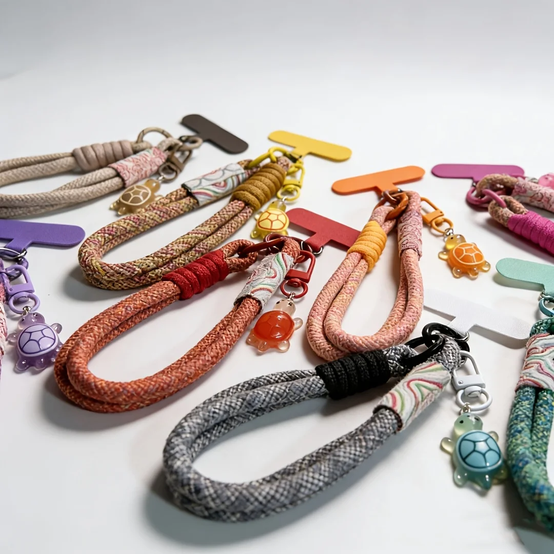 1Pc Multicolor Summer Ocean Turtle Keychain Phone Wrist Strap Durable Woven Nylon Anti-Loss for Unisex Travel Outdoor Gift
1Pc Multicolor Summer Ocean Turtle Keychain Phone Wrist Strap Durable Woven Nylon Anti-Loss for Unisex Travel Outdoor Gift