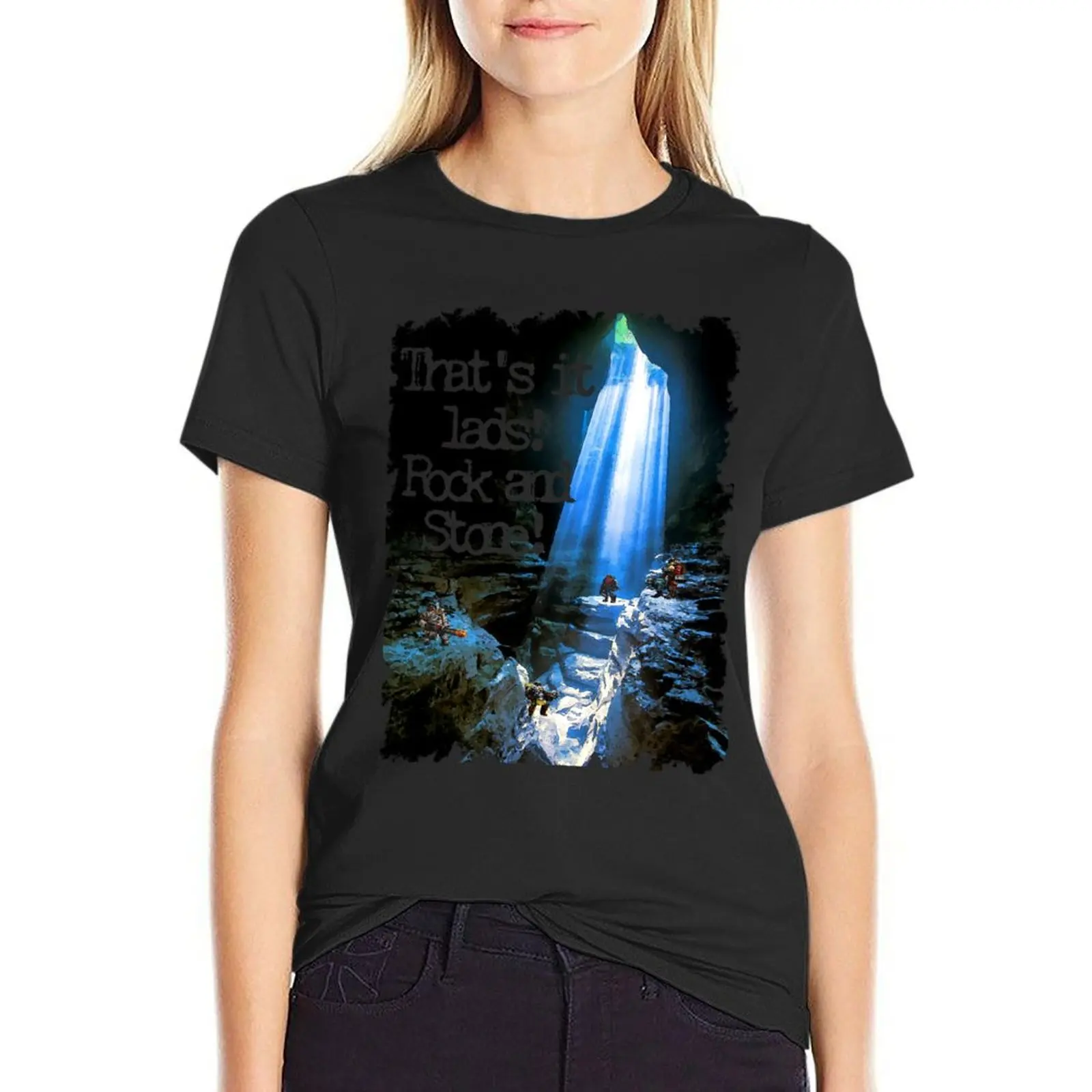 That's it lads! Rock and Stone! - Deep Rock Galactic T-Shirt Female clothing heavyweights anime blacks black t shirts for Women
That's it lads! Rock and Stone! - Deep Rock Galactic T-Shirt Female clothing heavyweights anime blacks black t shirts for Women