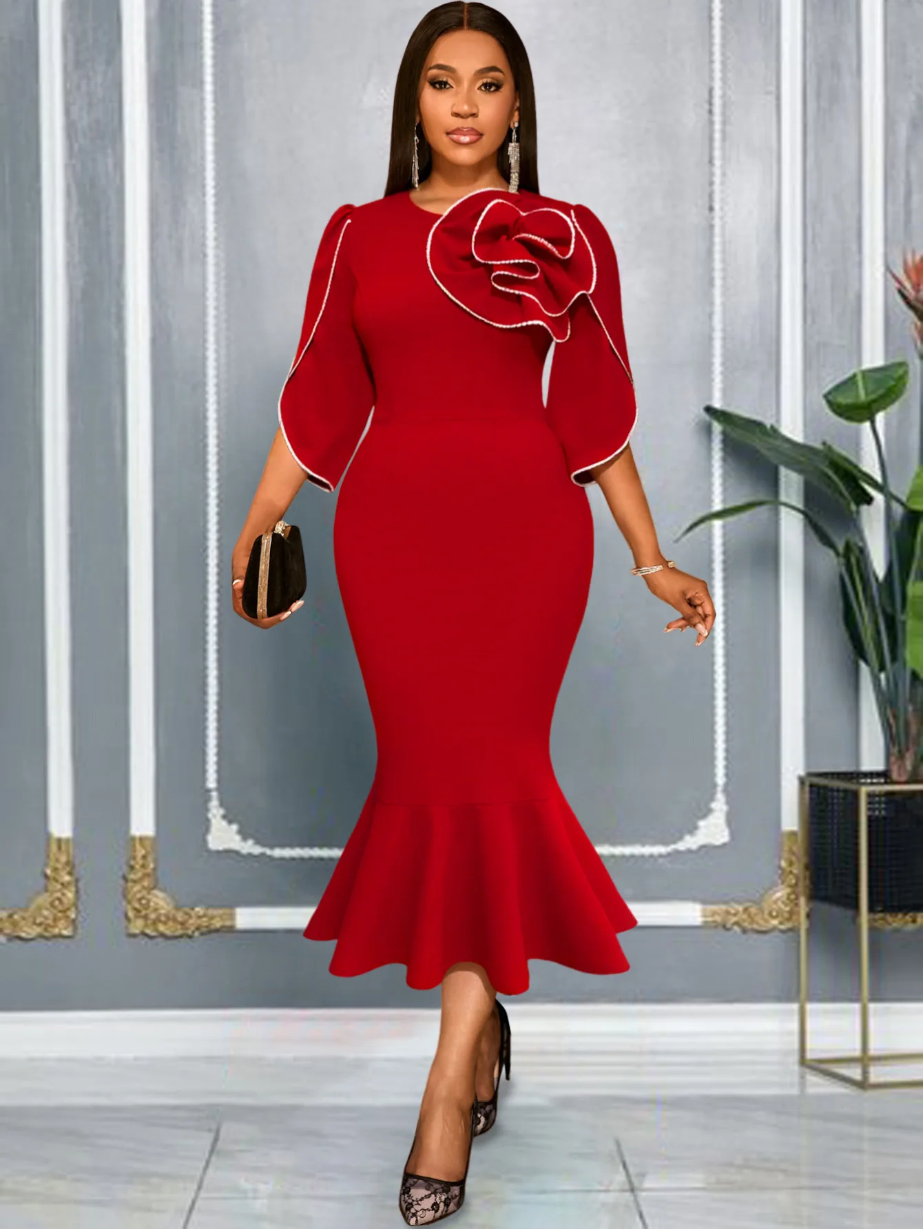 Красные Дашики, африканские вечерние платья для женщин, элегантные африканские платья из полиэстера с короткими рукавами, длинные платья макси, африканская одежда
Красные Дашики, африканские вечерние платья для женщин, элегантные африканские платья из полиэстера с короткими рукавами, длинные платья макси, африканская одежда