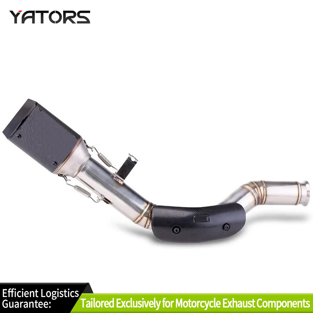 Exhaust System Mid Link Carbon Tips Pipe For DUKE 390 RC390 125 250 2017-2022Exhausts Pipes
Exhaust System Mid Link Carbon Tips Pipe For DUKE 390 RC390 125 250 2017-2022Exhausts Pipes