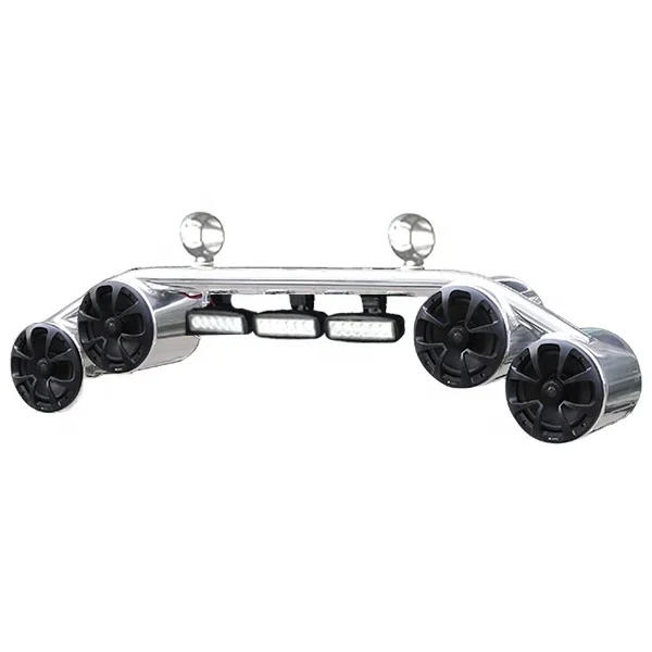 Boat Marine Speaker Waterproof Wakeboard Tower 4 Speaker And 3 LED Lights Combo
Boat Marine Speaker Waterproof Wakeboard Tower 4 Speaker And 3 LED Lights Combo