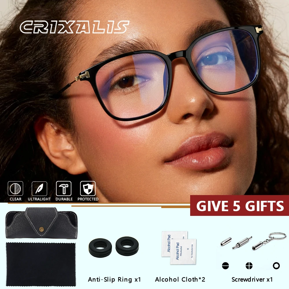 Progressive Prescription Glasses Women Square Reading Anti Blue Light Photochromic Eyewear Optical Myopia Eyeglasses UV400
Progressive Prescription Glasses Women Square Reading Anti Blue Light Photochromic Eyewear Optical Myopia Eyeglasses UV400
