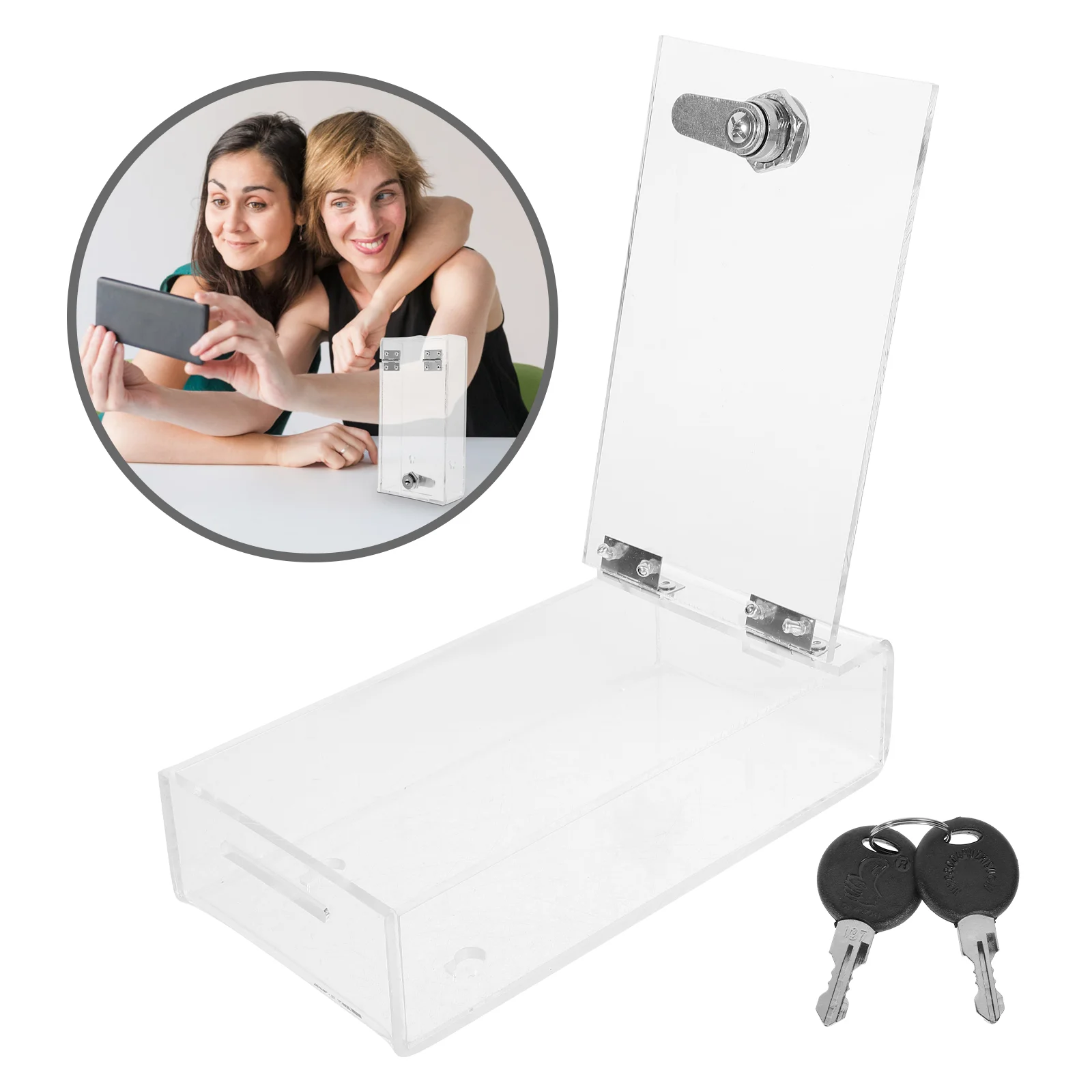Mobile Phone Storage Box Key Safe Smart Phones Lock Case Practical Time Mini Portable Acrylic Reusable Locker Child
Mobile Phone Storage Box Key Safe Smart Phones Lock Case Practical Time Mini Portable Acrylic Reusable Locker Child