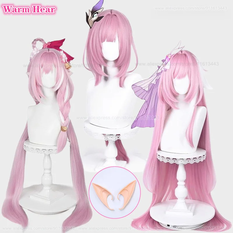 Game Elysia Synthetic Hair 80cm/120cm Long Pink Cosplay Wigs And Ears Heat Resistant Hair Halloween Party Woman Wigs + A Wig Cap
Game Elysia Synthetic Hair 80cm/120cm Long Pink Cosplay Wigs And Ears Heat Resistant Hair Halloween Party Woman Wigs + A Wig Cap