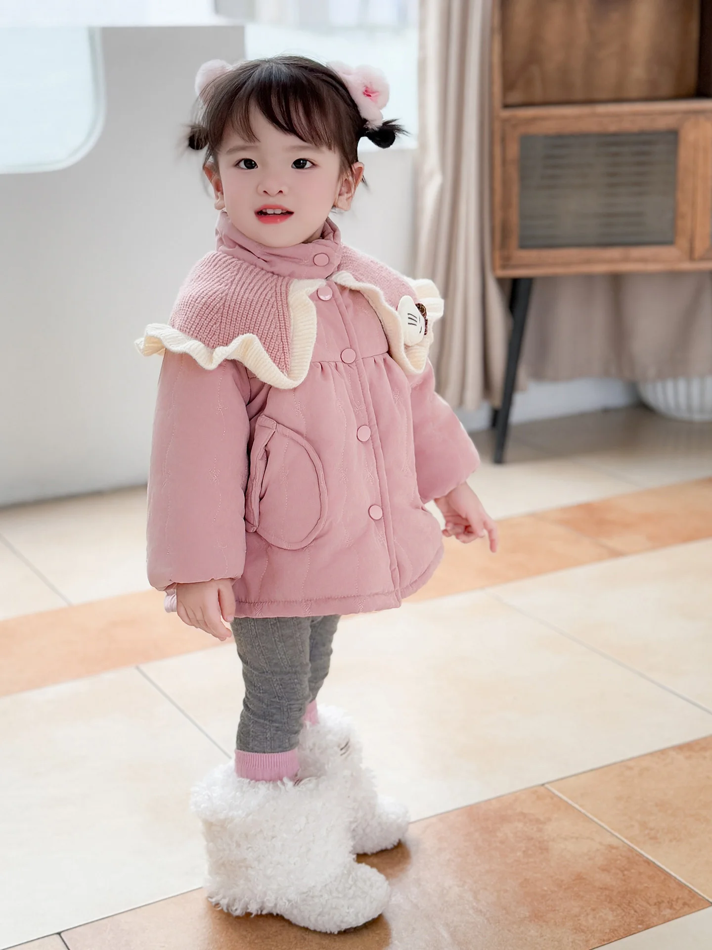 Thiened шерстяной шарф с ушками, хлопковое пальто Jaet, милое детское зимнее пальто 2022, длинное пальто све све средней длины на молнии
Thiened шерстяной шарф с ушками, хлопковое пальто Jaet, милое детское зимнее пальто 2022, длинное пальто све све средней длины на молнии