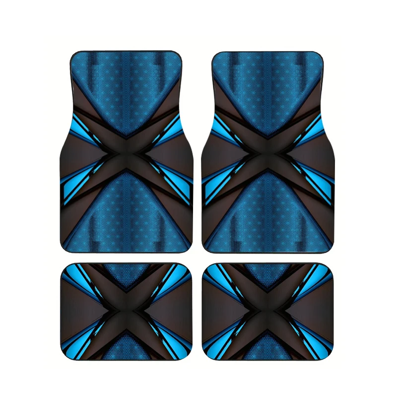 4 Pcs Universal Geometric Texture Car Floor Mats Waterproof Anti Slip Wear Resistant Auto Foot Carpets Set For SUV Interior
4 Pcs Universal Geometric Texture Car Floor Mats Waterproof Anti Slip Wear Resistant Auto Foot Carpets Set For SUV Interior