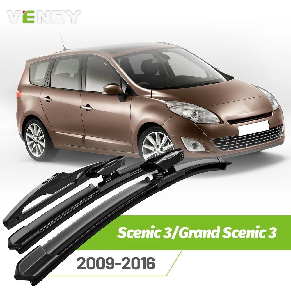 Front & Rear Wiper Blades Set For Renault Scenic 3/Grand Scenic 3 2009-2016 Windshield Windscreen Window Rain Brushes30"+26"+12"
Front & Rear Wiper Blades Set For Renault Scenic 3/Grand Scenic 3 2009-2016 Windshield Windscreen Window Rain Brushes30"+26"+12"