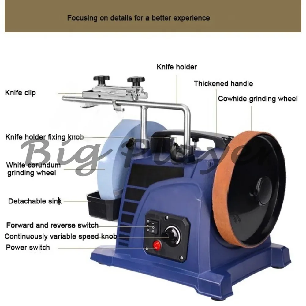 Professional Water Cooled Tool Sharpener - Low Speed Grinder with Jig for Honing Wood Turning Tools Gouges and Chisels
Professional Water Cooled Tool Sharpener - Low Speed Grinder with Jig for Honing Wood Turning Tools Gouges and Chisels