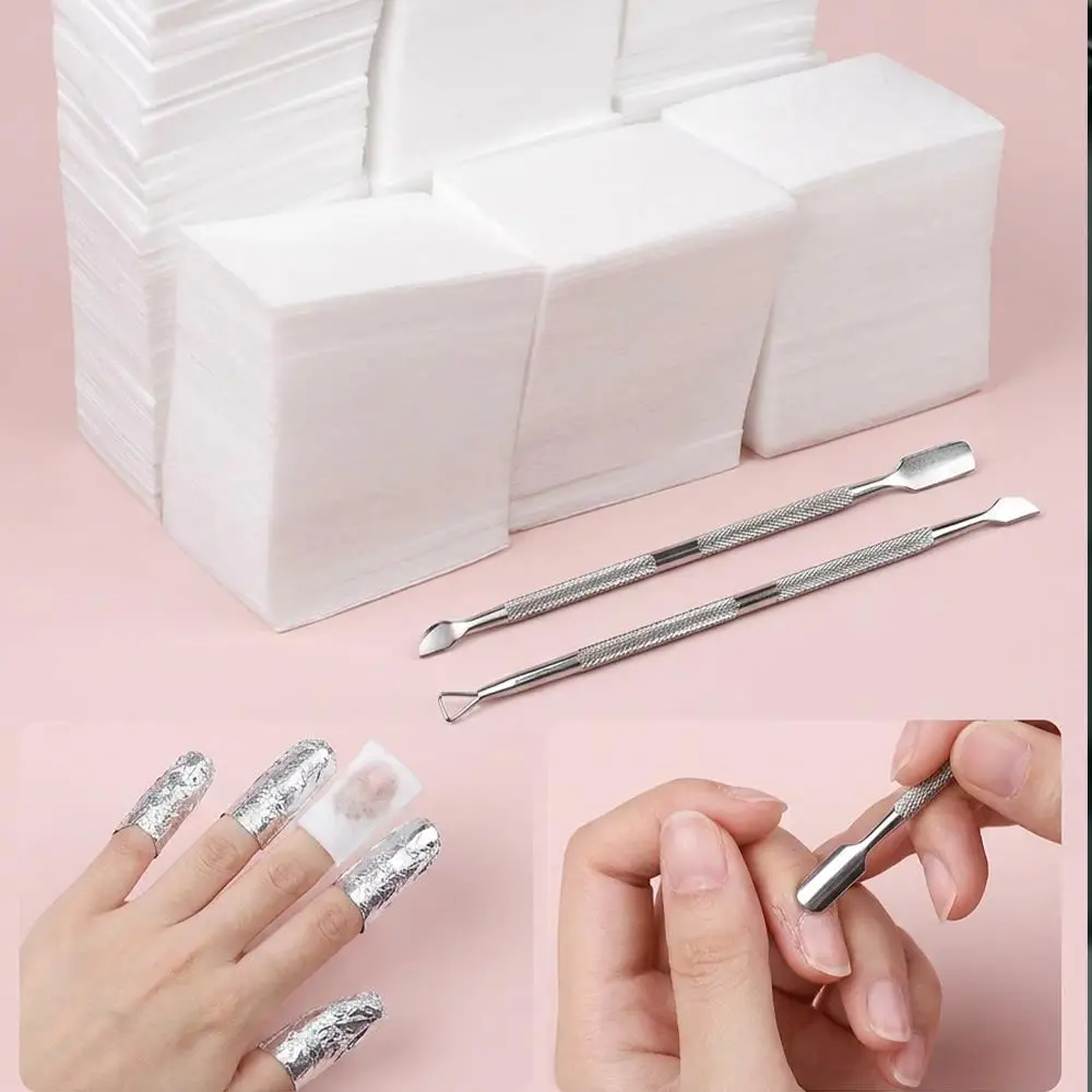 1000Pcs Lint Free Nail Wipes+2pcs Cuticle Pushers 100% Non-Woven Nails Cotton Pads for Manicure Gel Polish Makeup Remover Tools
1000Pcs Lint Free Nail Wipes+2pcs Cuticle Pushers 100% Non-Woven Nails Cotton Pads for Manicure Gel Polish Makeup Remover Tools