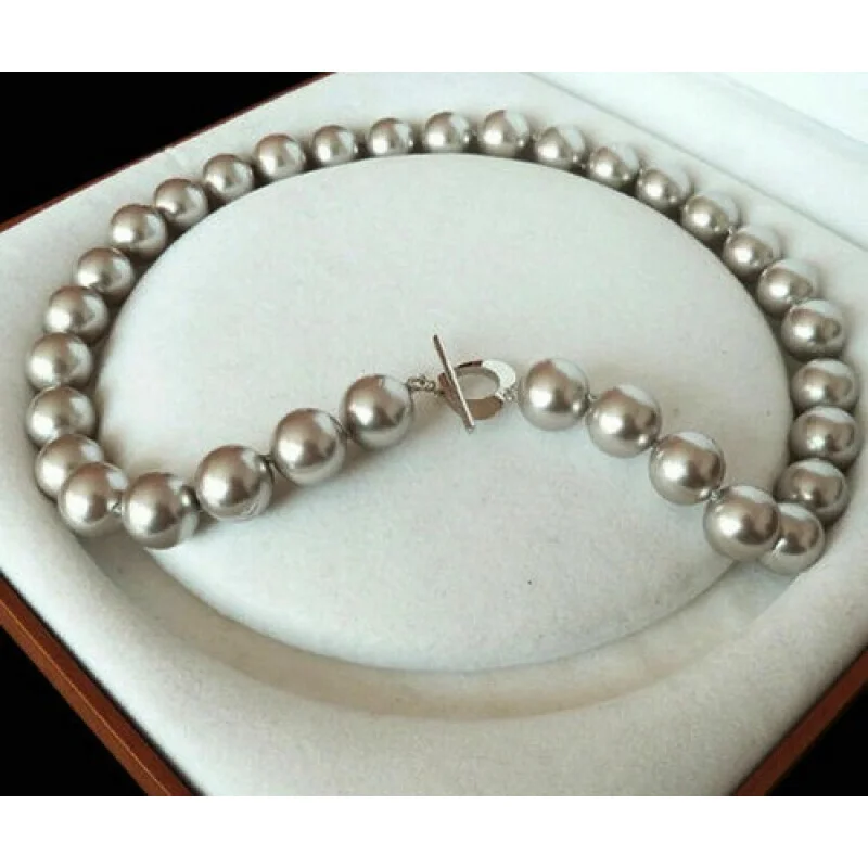 Long 22"24" 28" 34" 36"10mm Gray South Sea Shell Pearl Beads Necklace AAA
Long 22"24" 28" 34" 36"10mm Gray South Sea Shell Pearl Beads Necklace AAA