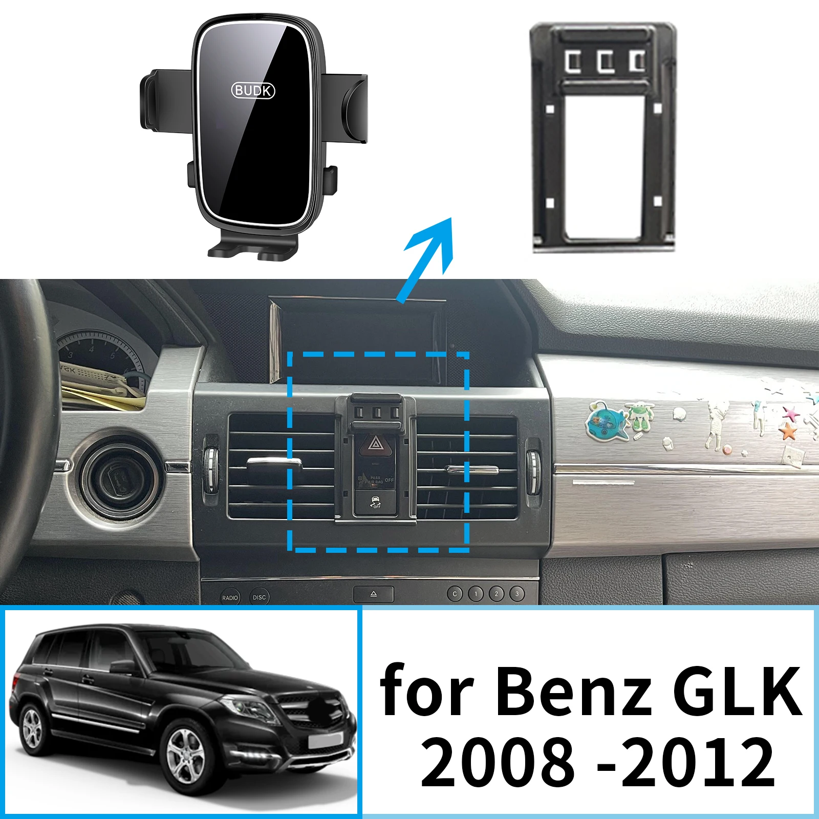 Автомобильный держатель мобильного телефона для Mercedes Benz GLK W204 X204 2008 2009 2010 2012, навигационная подставка, автоаксессуары, GPS-кронштейн
Автомобильный держатель мобильного телефона для Mercedes Benz GLK W204 X204 2008 2009 2010 2012, навигационная подставка, автоаксессуары, GPS-кронштейн