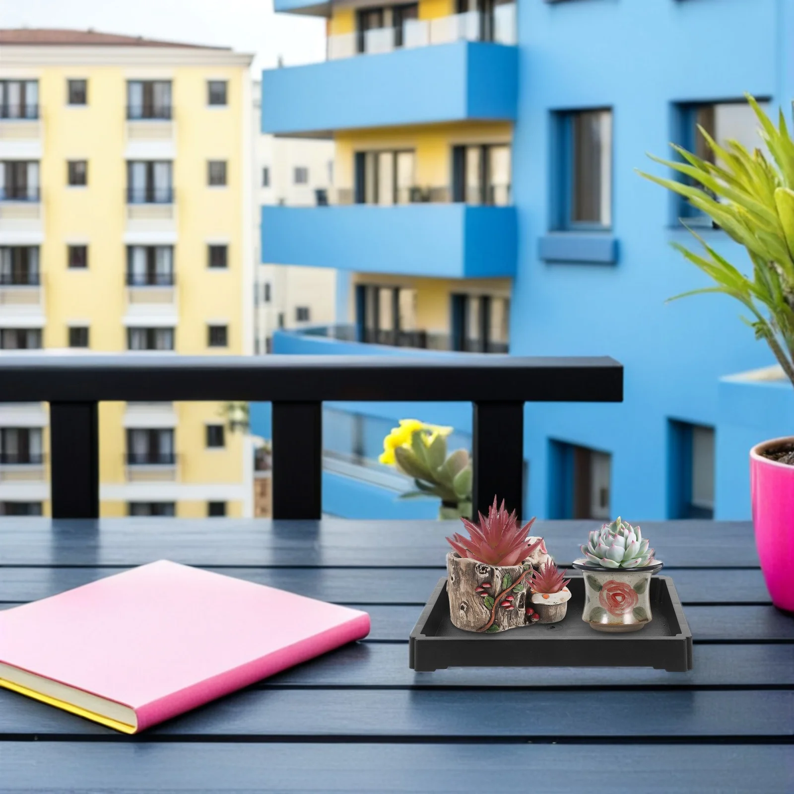 5Pcs Plant Saucer Tray Rectangular 7.39x5.23in Thick Resin Drip Tray for Flower Pots Bonsai Pot Saucers Indoor Outdoor Garden
5Pcs Plant Saucer Tray Rectangular 7.39x5.23in Thick Resin Drip Tray for Flower Pots Bonsai Pot Saucers Indoor Outdoor Garden