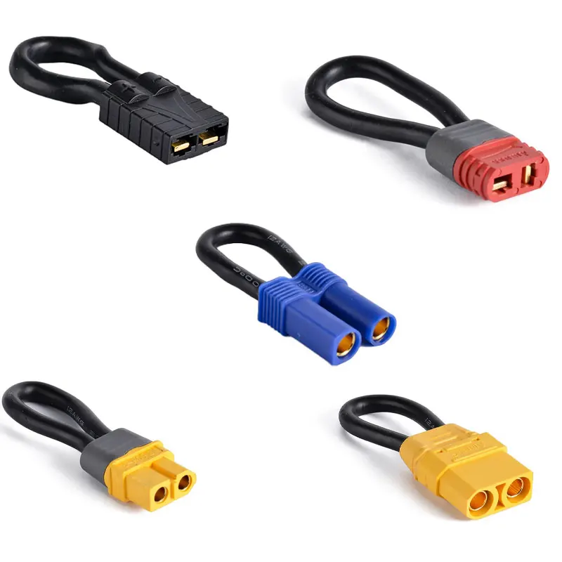 Short-Circuit Plug For RC Model Car Dual Battery Drive To Single Battery Drive TRX XT60 XT90 EC5 T-Type
Short-Circuit Plug For RC Model Car Dual Battery Drive To Single Battery Drive TRX XT60 XT90 EC5 T-Type