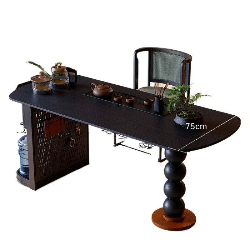 Tea table kettle integrated French retro living room household solid wood tea table ash wood medieval tea table
Tea table kettle integrated French retro living room household solid wood tea table ash wood medieval tea table