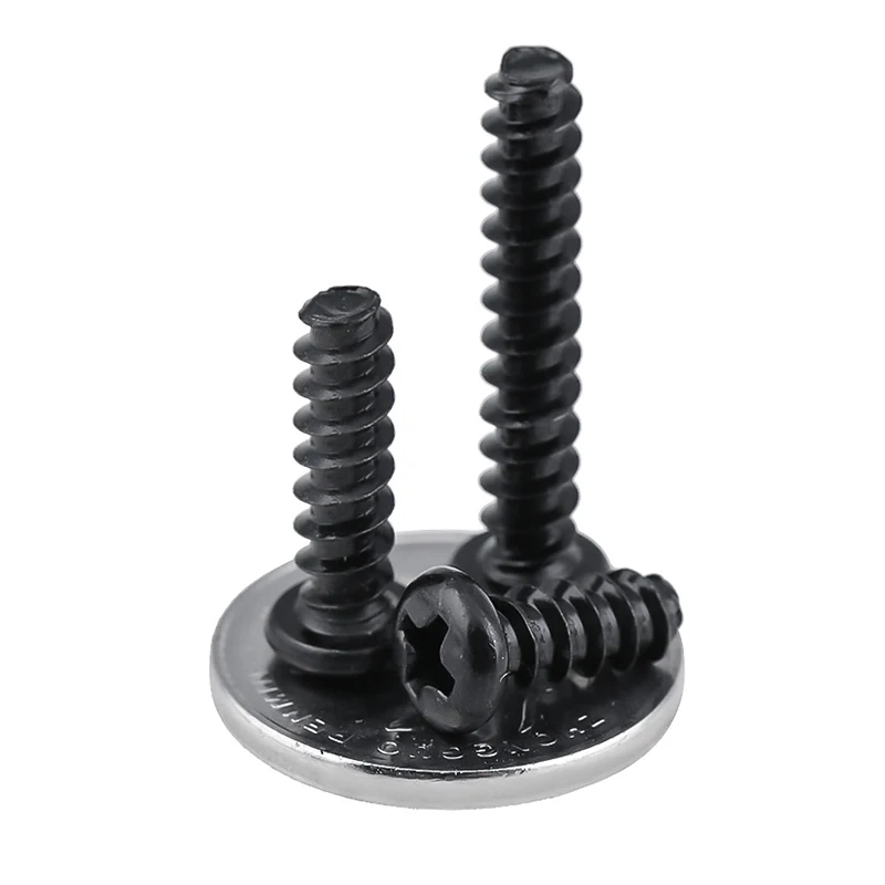 100pcs Black Carbon Steel Phillips Round Screw M1 M1.2 M1.4 M1.7 M2 M2.6 M3 M3.5 M4 Cross Recessed Pan Head Self tapping Screw
100pcs Black Carbon Steel Phillips Round Screw M1 M1.2 M1.4 M1.7 M2 M2.6 M3 M3.5 M4 Cross Recessed Pan Head Self tapping Screw